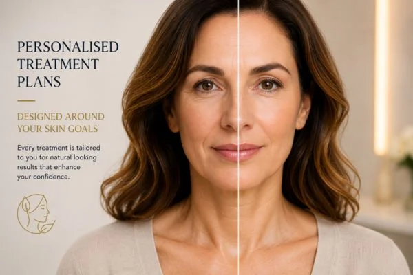 Before and after results of Collagen Lift Therapy Kew